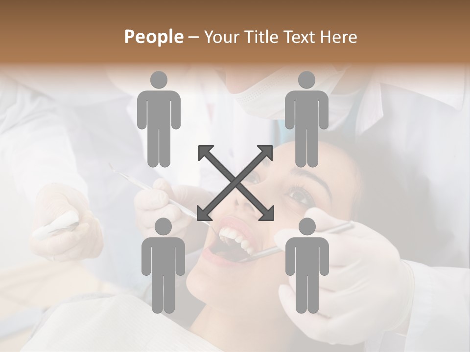 Happy Girl Woman PowerPoint Template