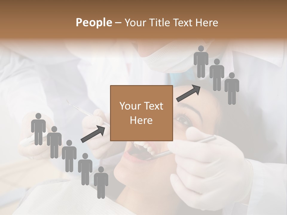 Happy Girl Woman PowerPoint Template