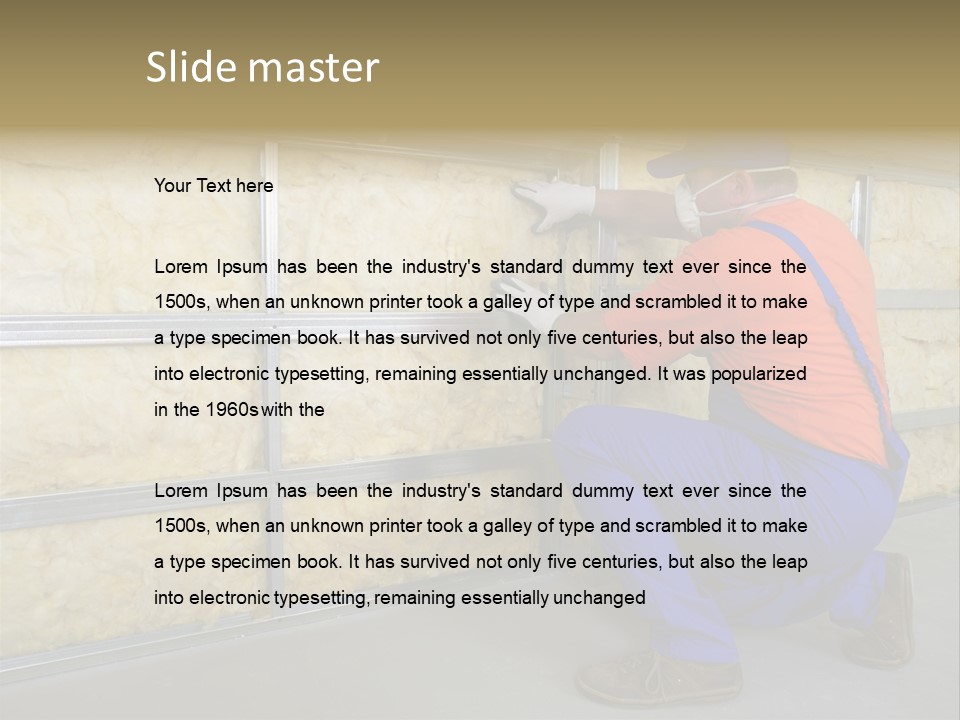 Improvement Thermal Construction PowerPoint Template