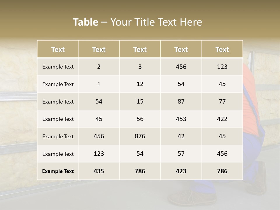 Improvement Thermal Construction PowerPoint Template
