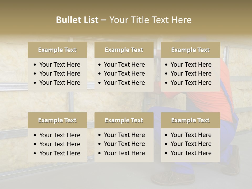 Improvement Thermal Construction PowerPoint Template
