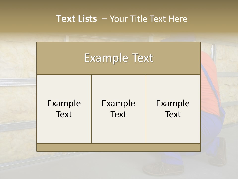 Improvement Thermal Construction PowerPoint Template