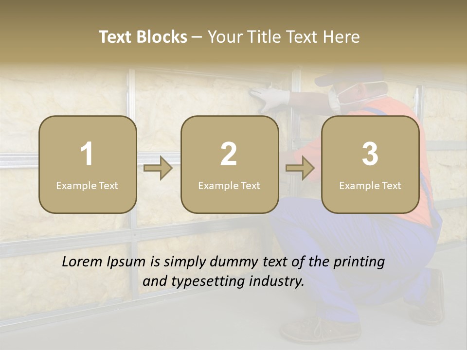 Improvement Thermal Construction PowerPoint Template