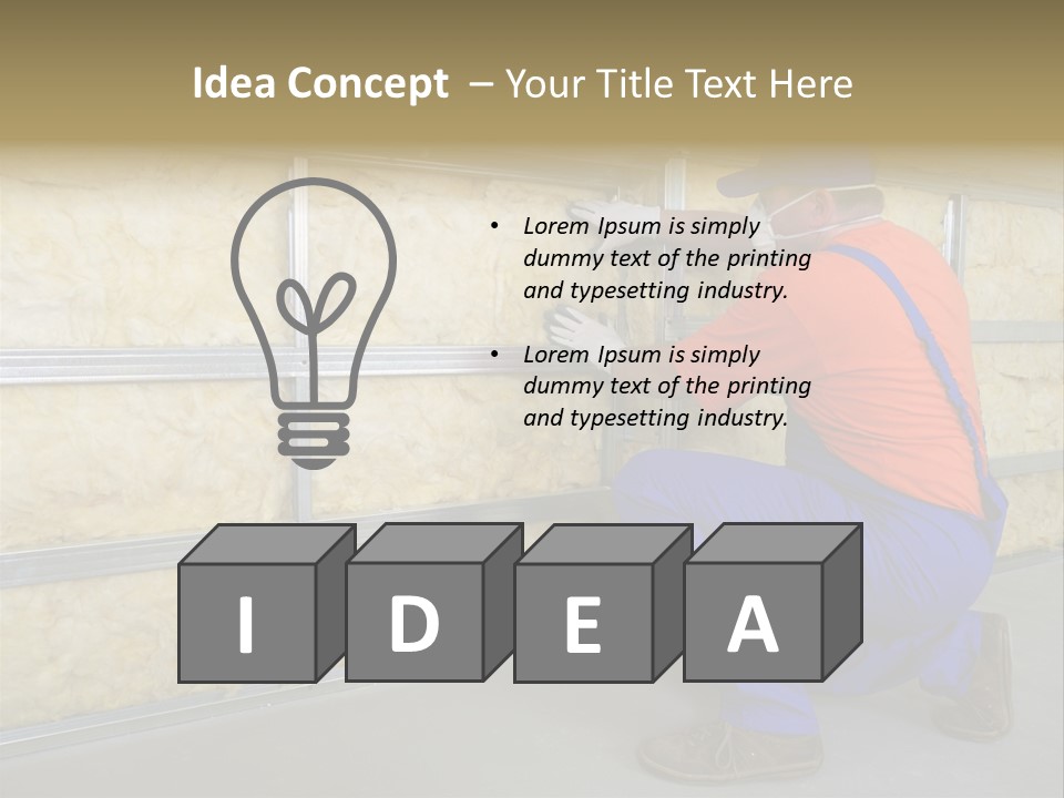 Improvement Thermal Construction PowerPoint Template