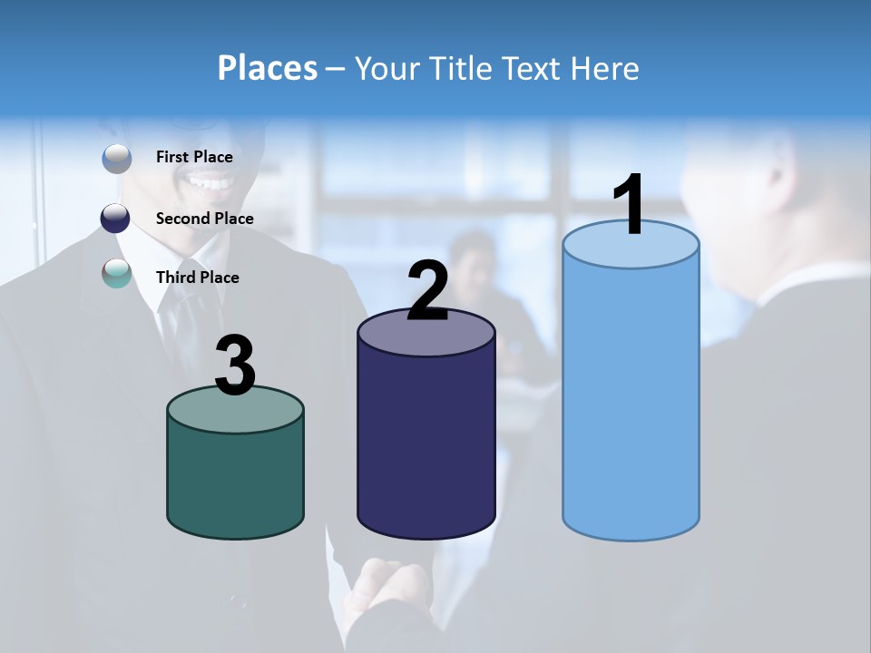 Service Businessman Man PowerPoint Template