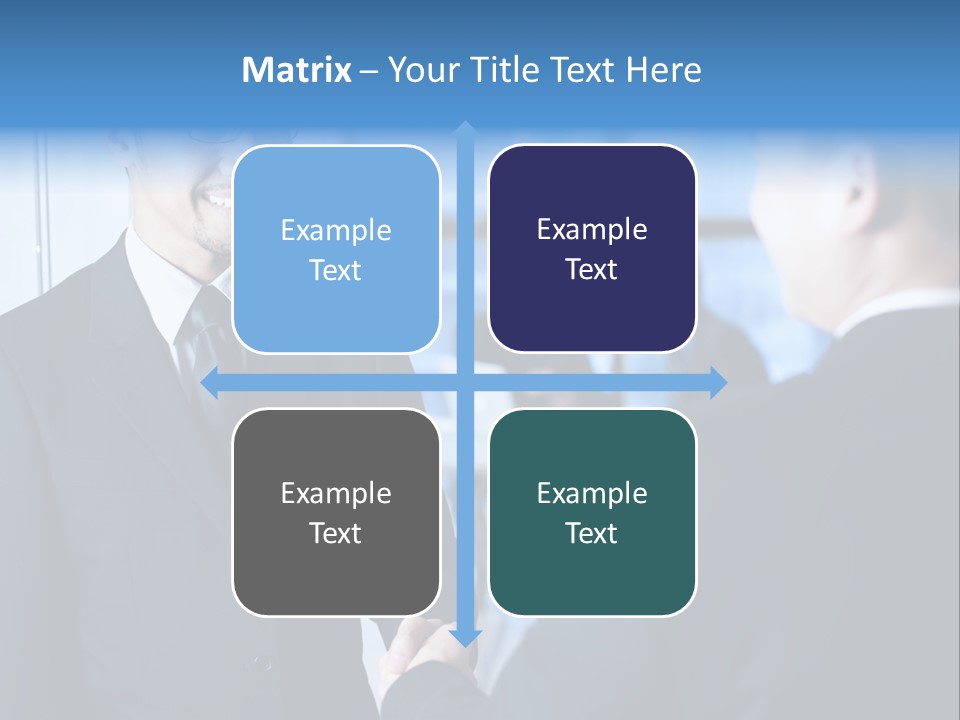 Service Businessman Man PowerPoint Template