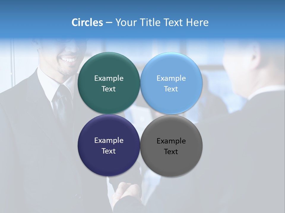 Service Businessman Man PowerPoint Template