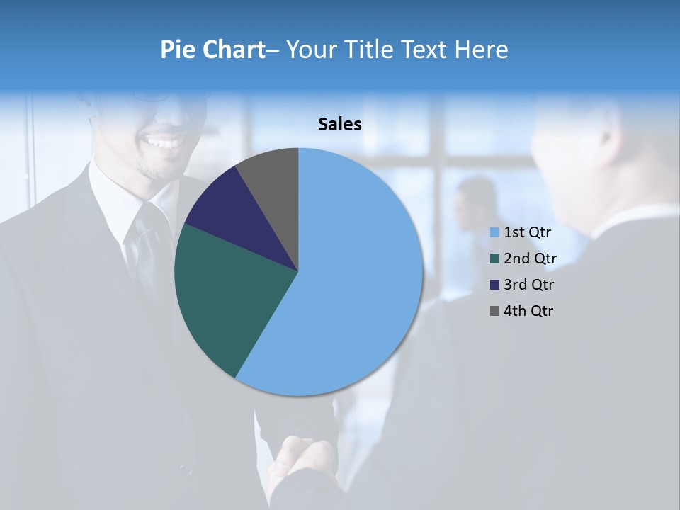 Service Businessman Man PowerPoint Template