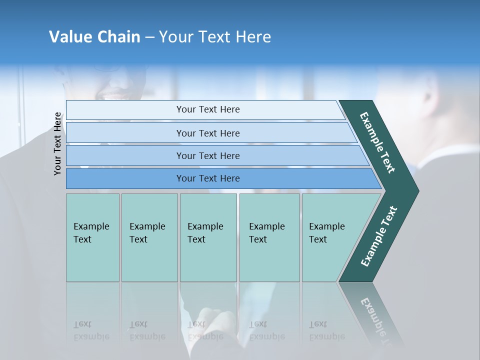 Service Businessman Man PowerPoint Template