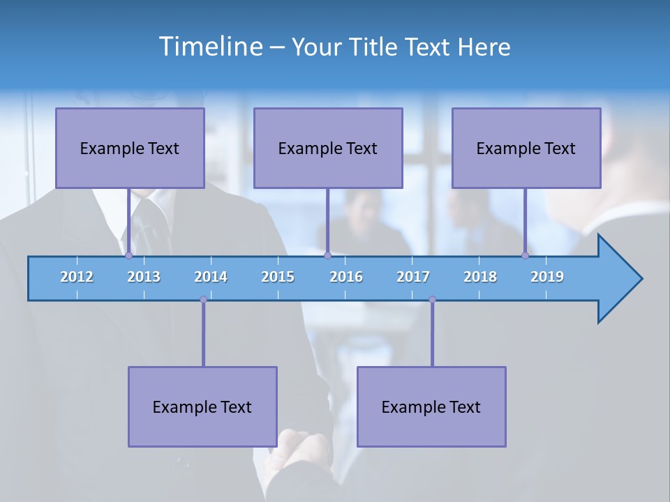 Service Businessman Man PowerPoint Template
