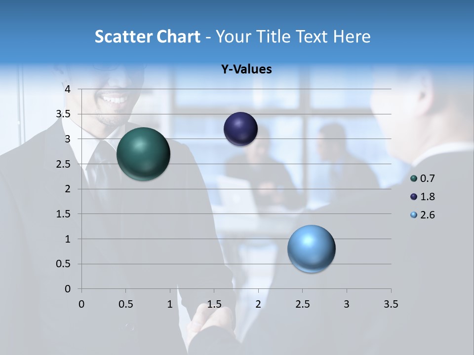 Service Businessman Man PowerPoint Template