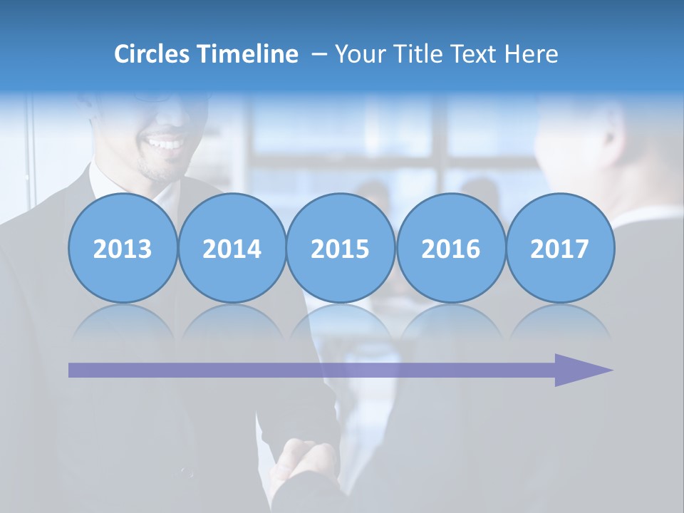 Service Businessman Man PowerPoint Template