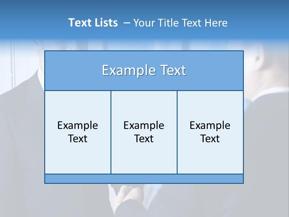 Service Businessman Man PowerPoint Template