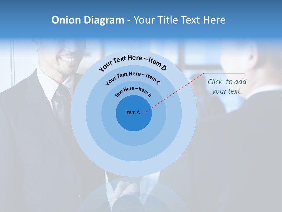 Service Businessman Man PowerPoint Template