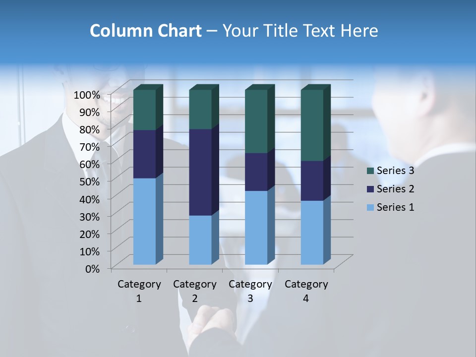 Service Businessman Man PowerPoint Template