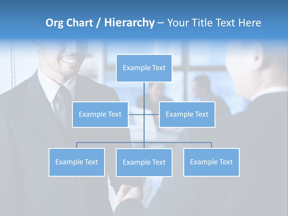 Service Businessman Man PowerPoint Template