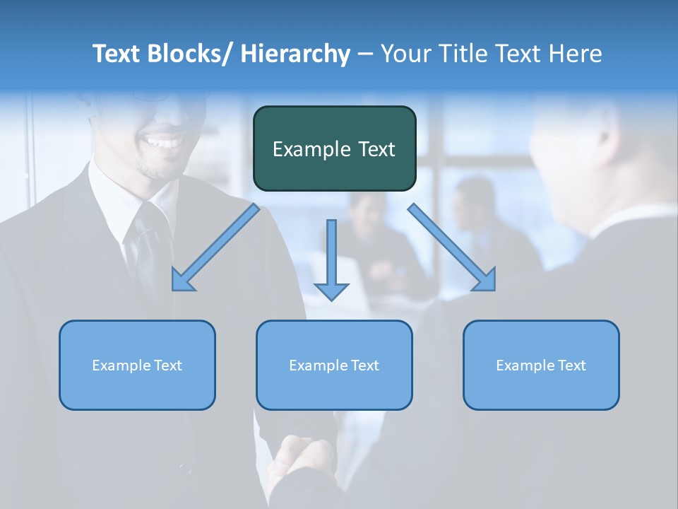 Service Businessman Man PowerPoint Template