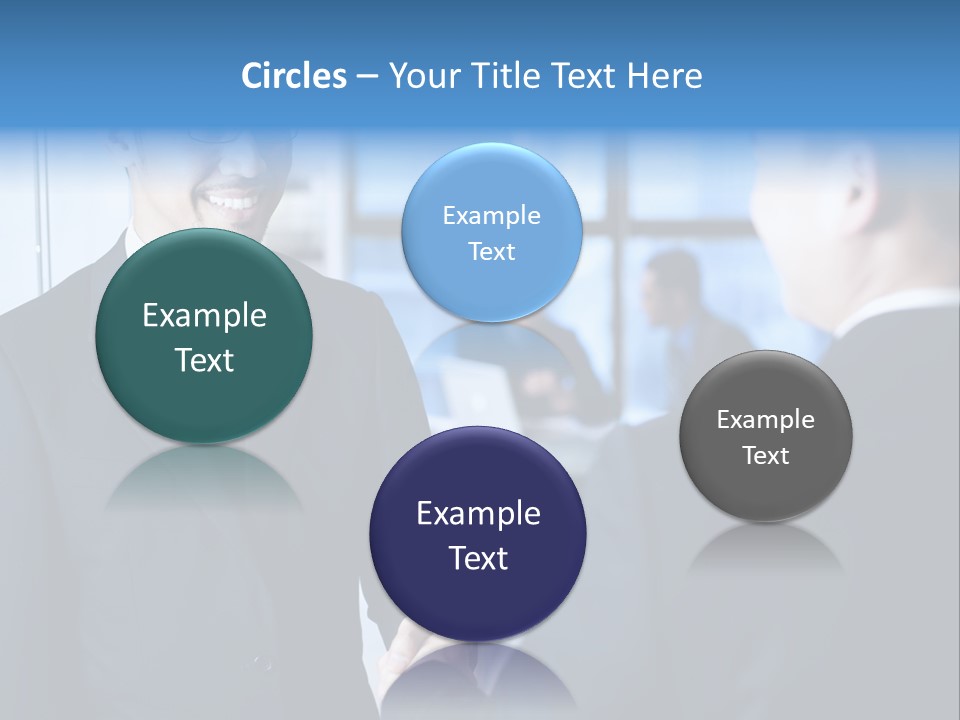 Service Businessman Man PowerPoint Template