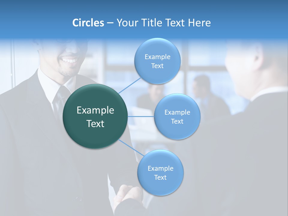 Service Businessman Man PowerPoint Template