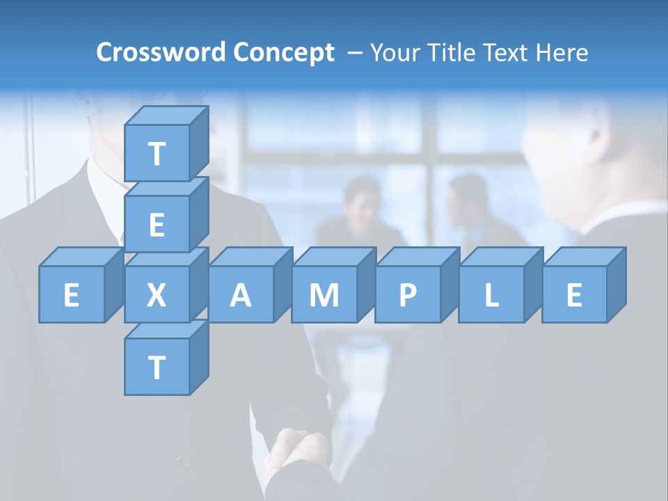 Service Businessman Man PowerPoint Template