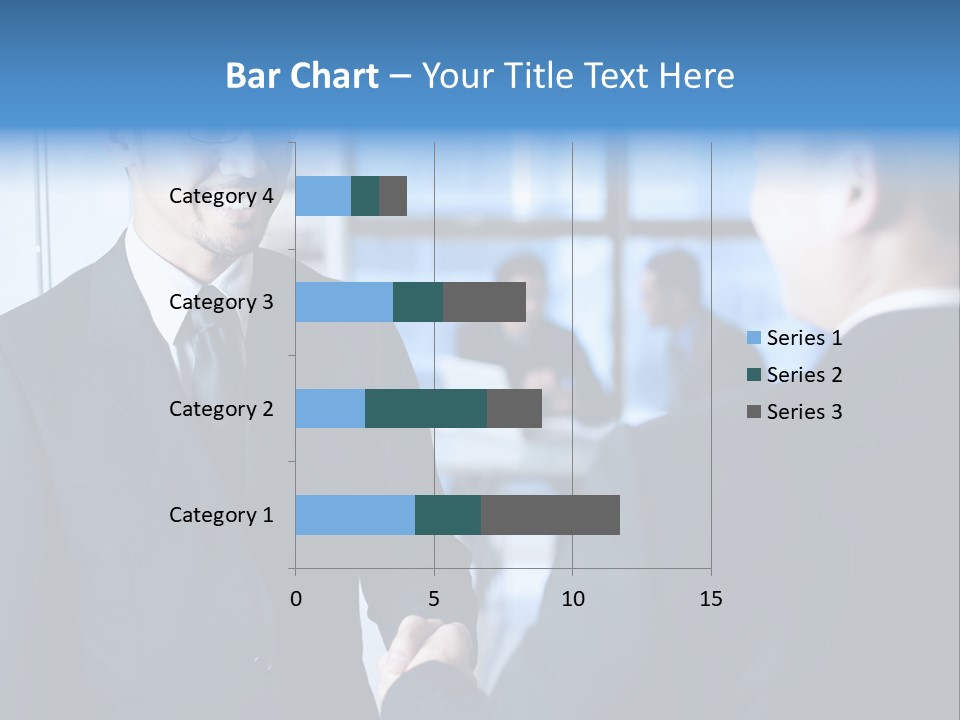 Service Businessman Man PowerPoint Template