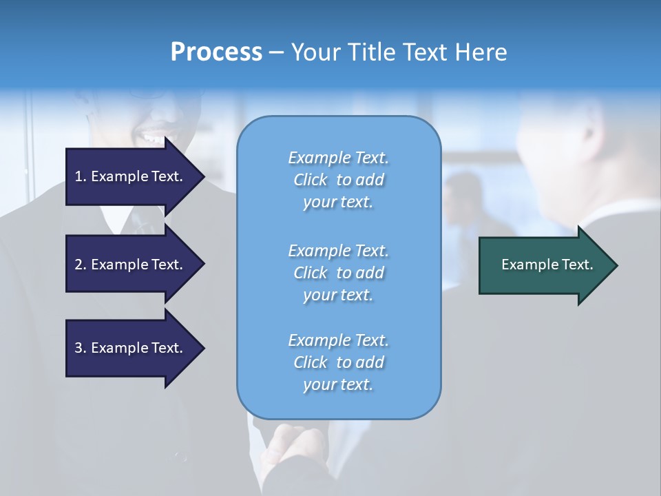 Service Businessman Man PowerPoint Template