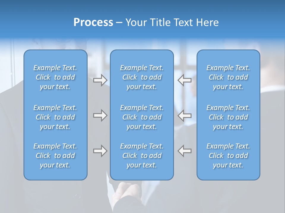 Service Businessman Man PowerPoint Template