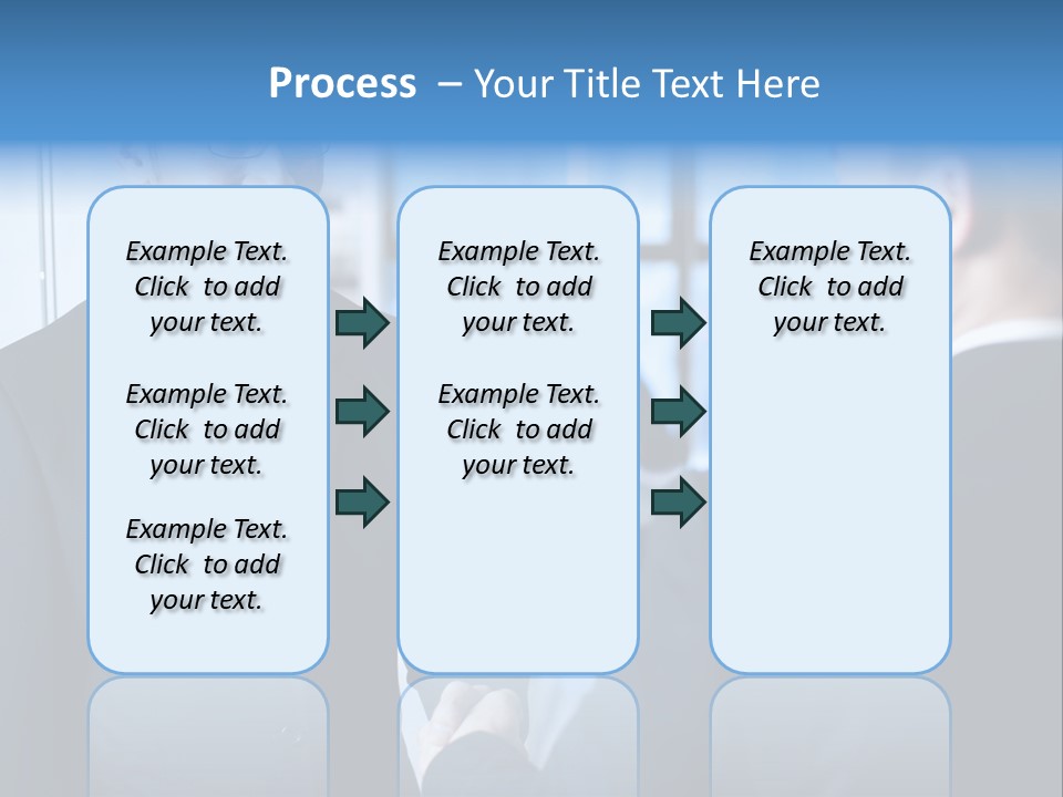 Service Businessman Man PowerPoint Template