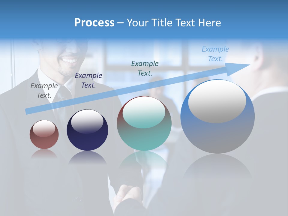 Service Businessman Man PowerPoint Template