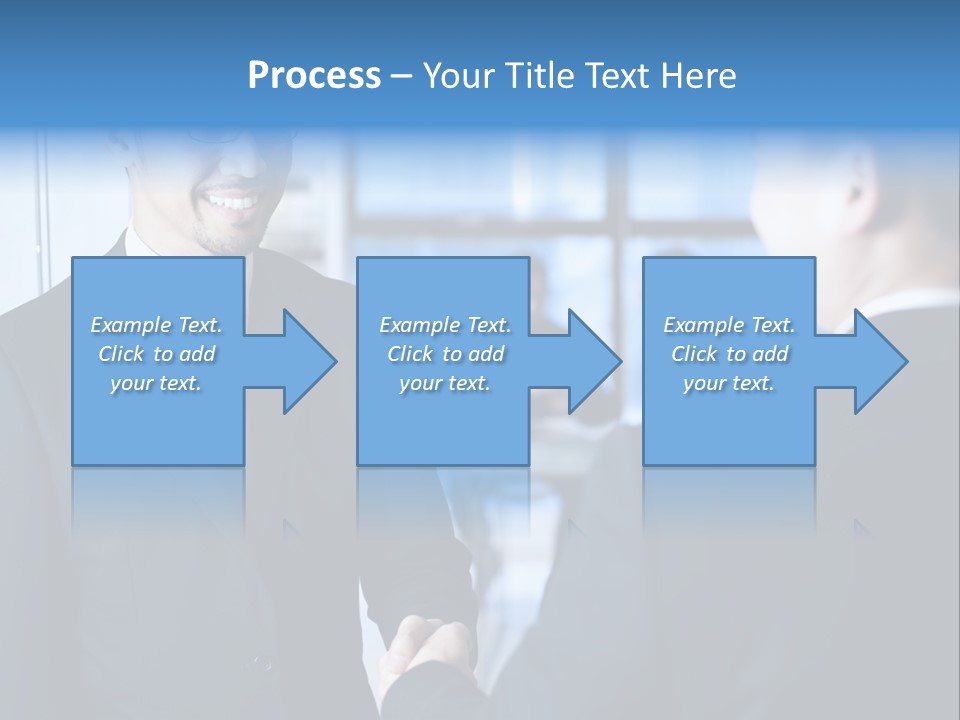 Service Businessman Man PowerPoint Template