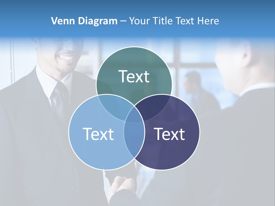 Service Businessman Man PowerPoint Template