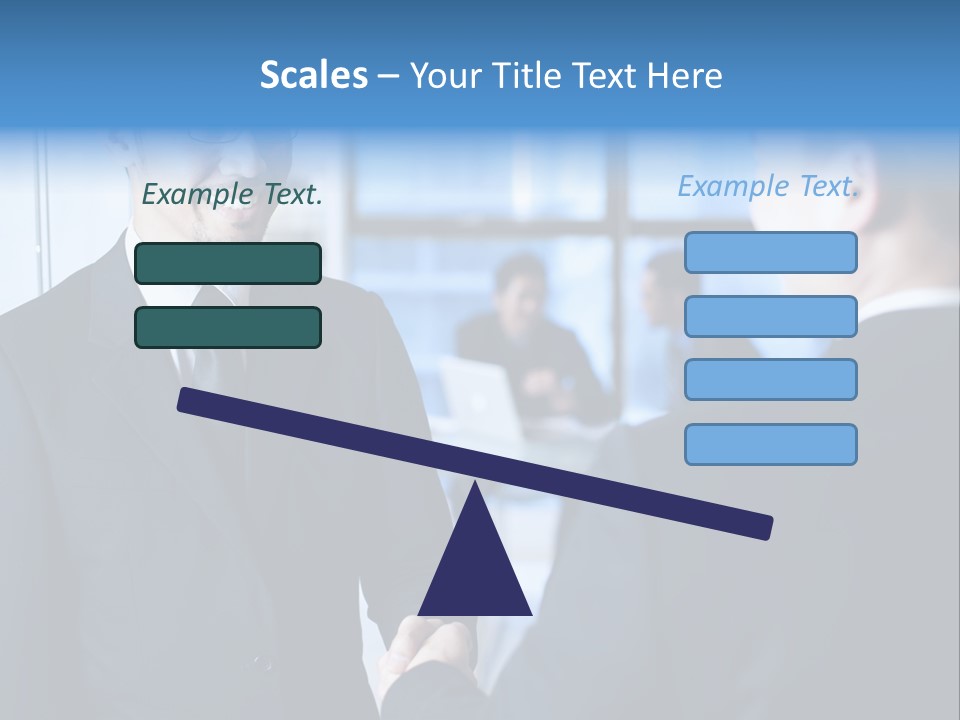 Service Businessman Man PowerPoint Template
