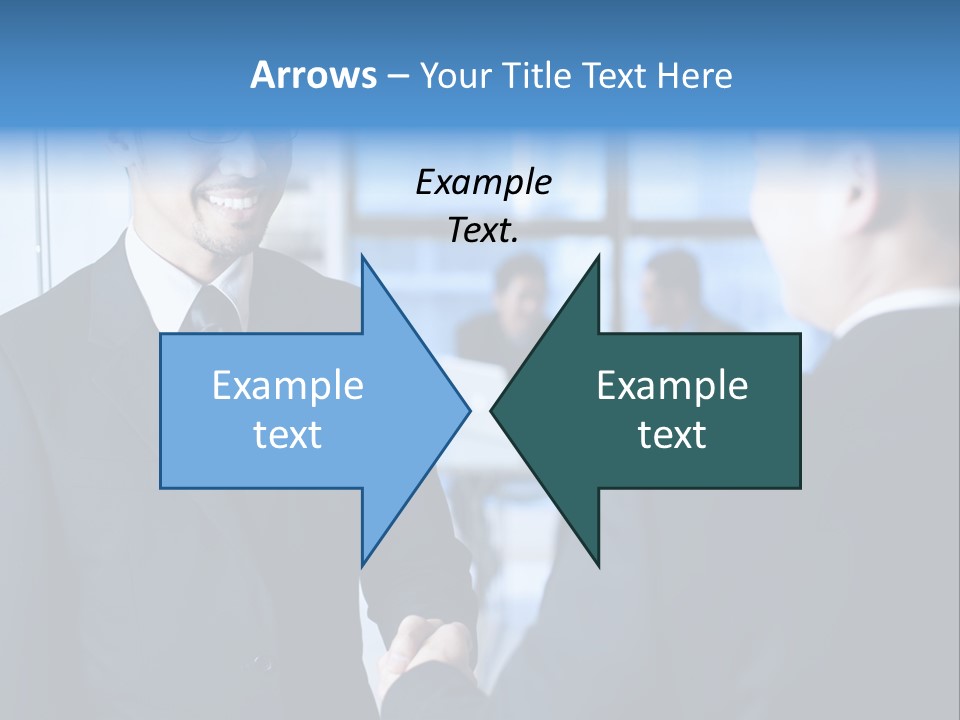 Service Businessman Man PowerPoint Template