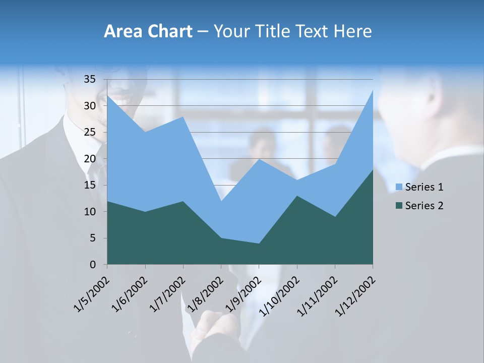 Service Businessman Man PowerPoint Template