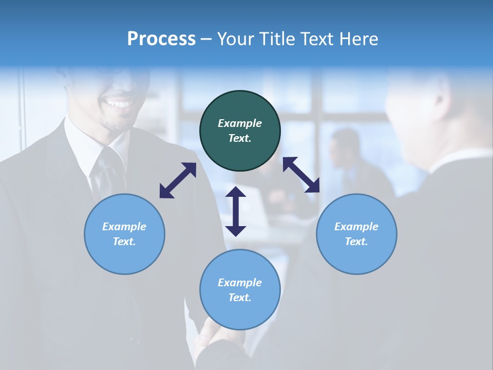 Service Businessman Man PowerPoint Template