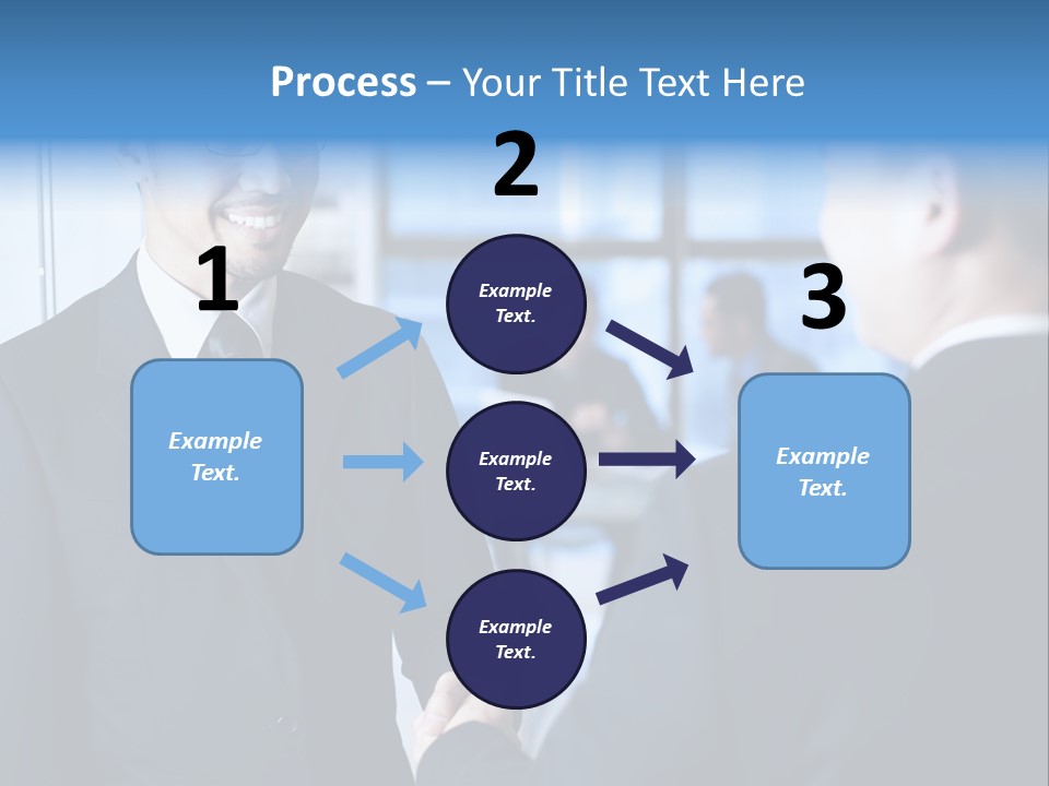 Service Businessman Man PowerPoint Template