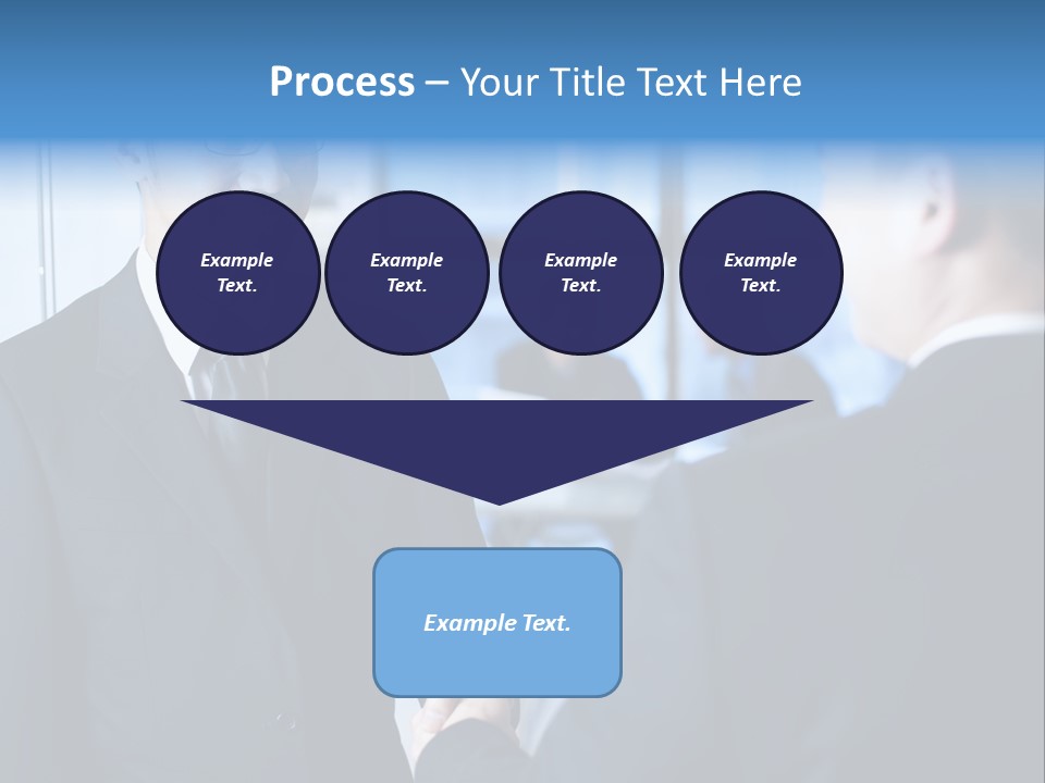 Service Businessman Man PowerPoint Template
