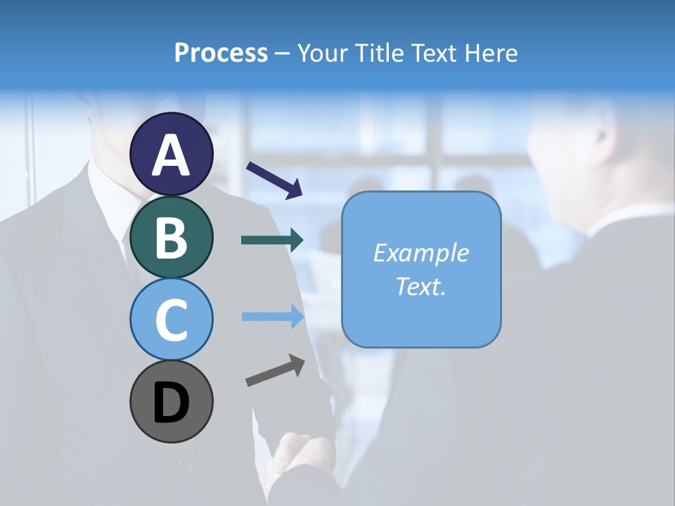Service Businessman Man PowerPoint Template