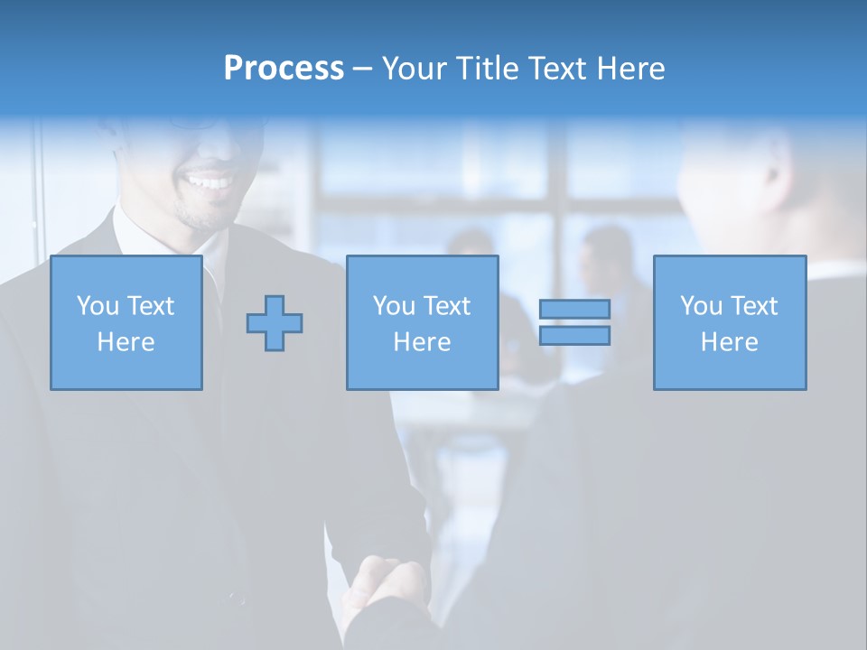 Service Businessman Man PowerPoint Template