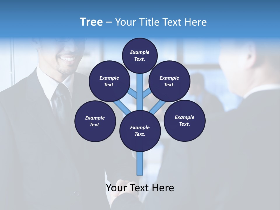 Service Businessman Man PowerPoint Template