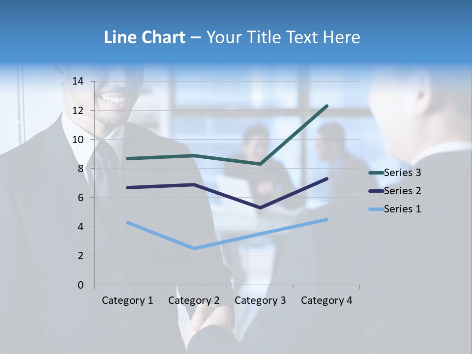 Service Businessman Man PowerPoint Template