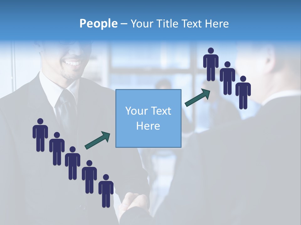 Service Businessman Man PowerPoint Template