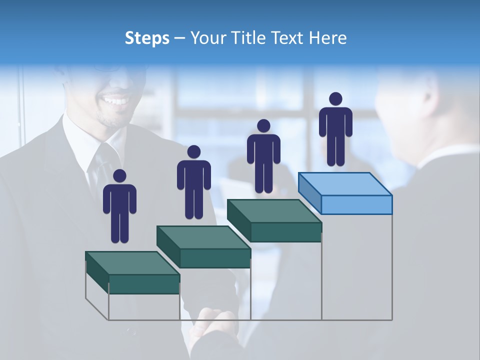 Service Businessman Man PowerPoint Template