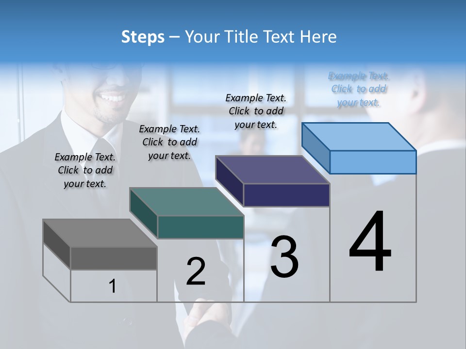Service Businessman Man PowerPoint Template