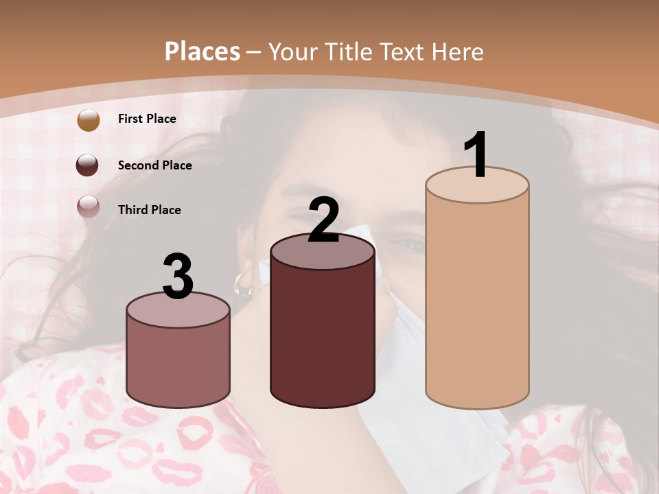 Person Latina Laying PowerPoint Template