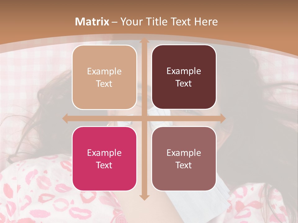 Person Latina Laying PowerPoint Template