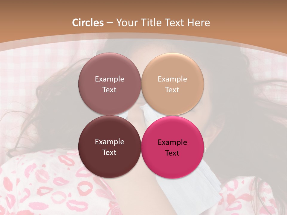 Person Latina Laying PowerPoint Template