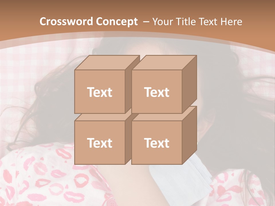 Person Latina Laying PowerPoint Template