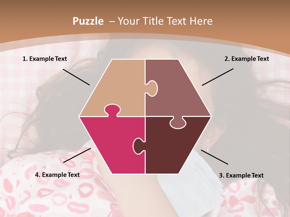 Person Latina Laying PowerPoint Template