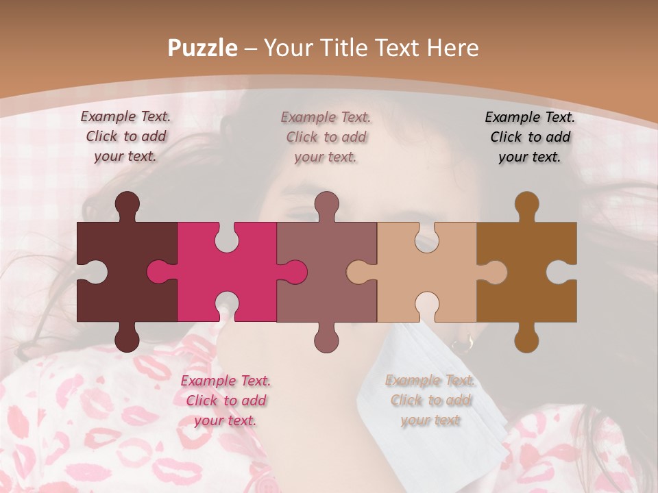 Person Latina Laying PowerPoint Template